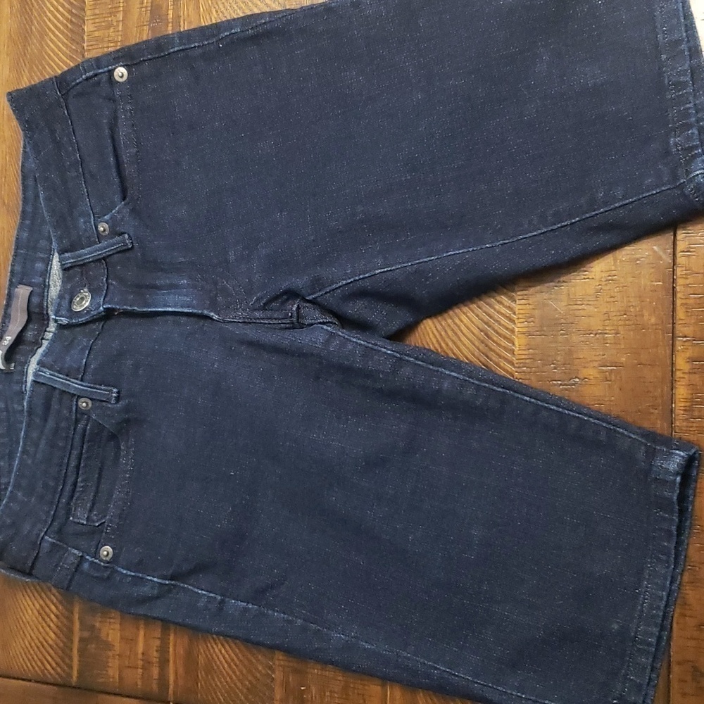 Levi's dark wash stretch burmuda shorts